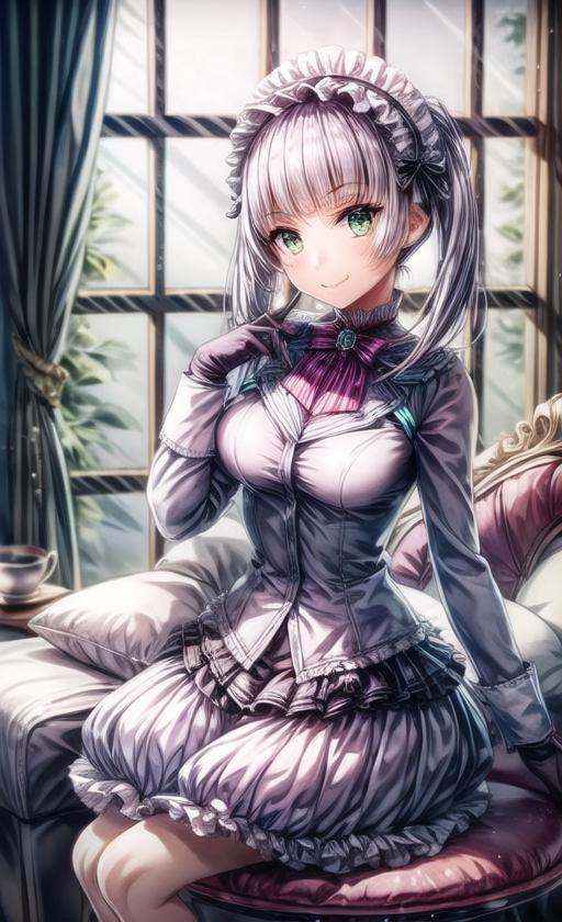 1girl,  green eyes,  solo on Tensor.Art
