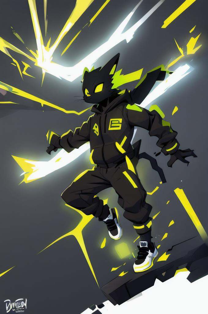 cute,  monocolor,  rexouium jumping on Tensor.Art