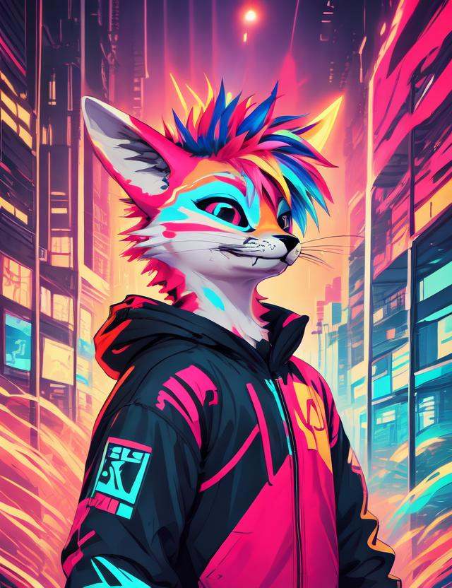 colorful scene,  smiling,  cute on Tensor.Art