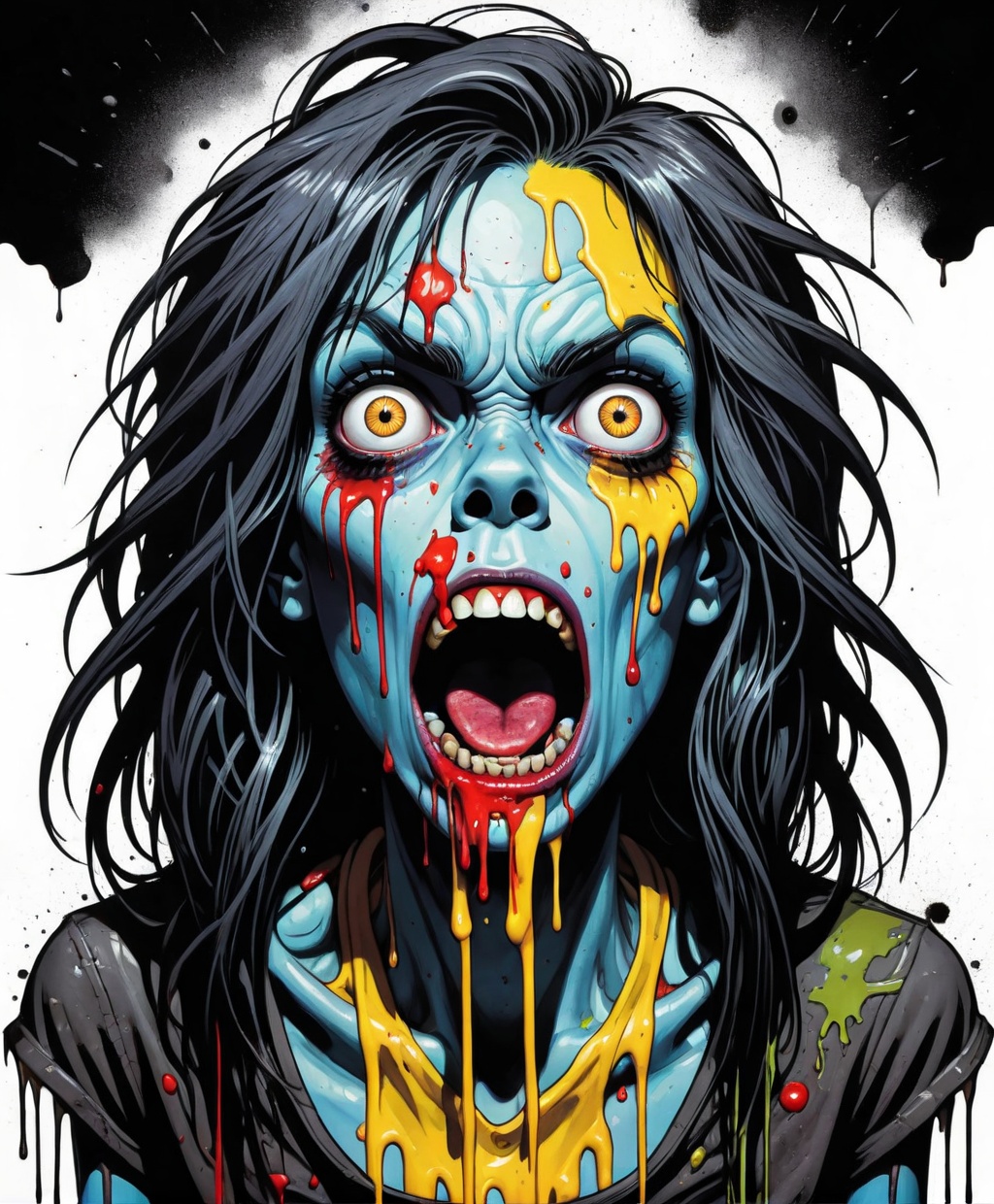 of ,  (monster) Intimidating colours,  comic style on Tensor.Art