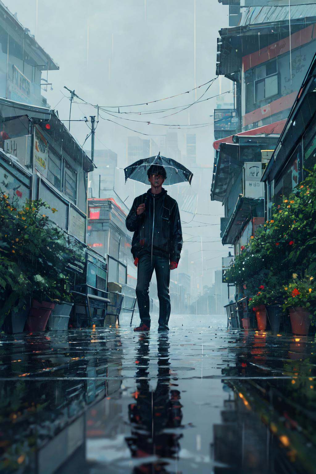 guweiz style,  scenery,  water on Tensor.Art