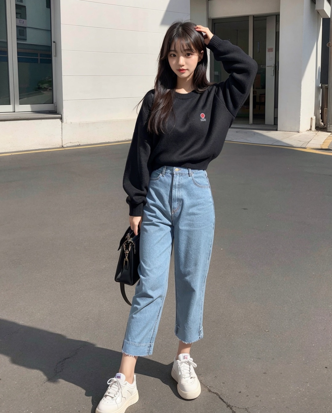 1girl,  solo,  korean cute girl on Tensor.Art