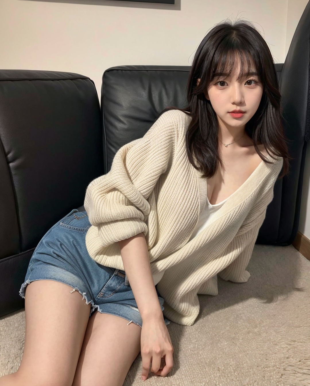 1girl,  solo,  korean cute girl on Tensor.Art