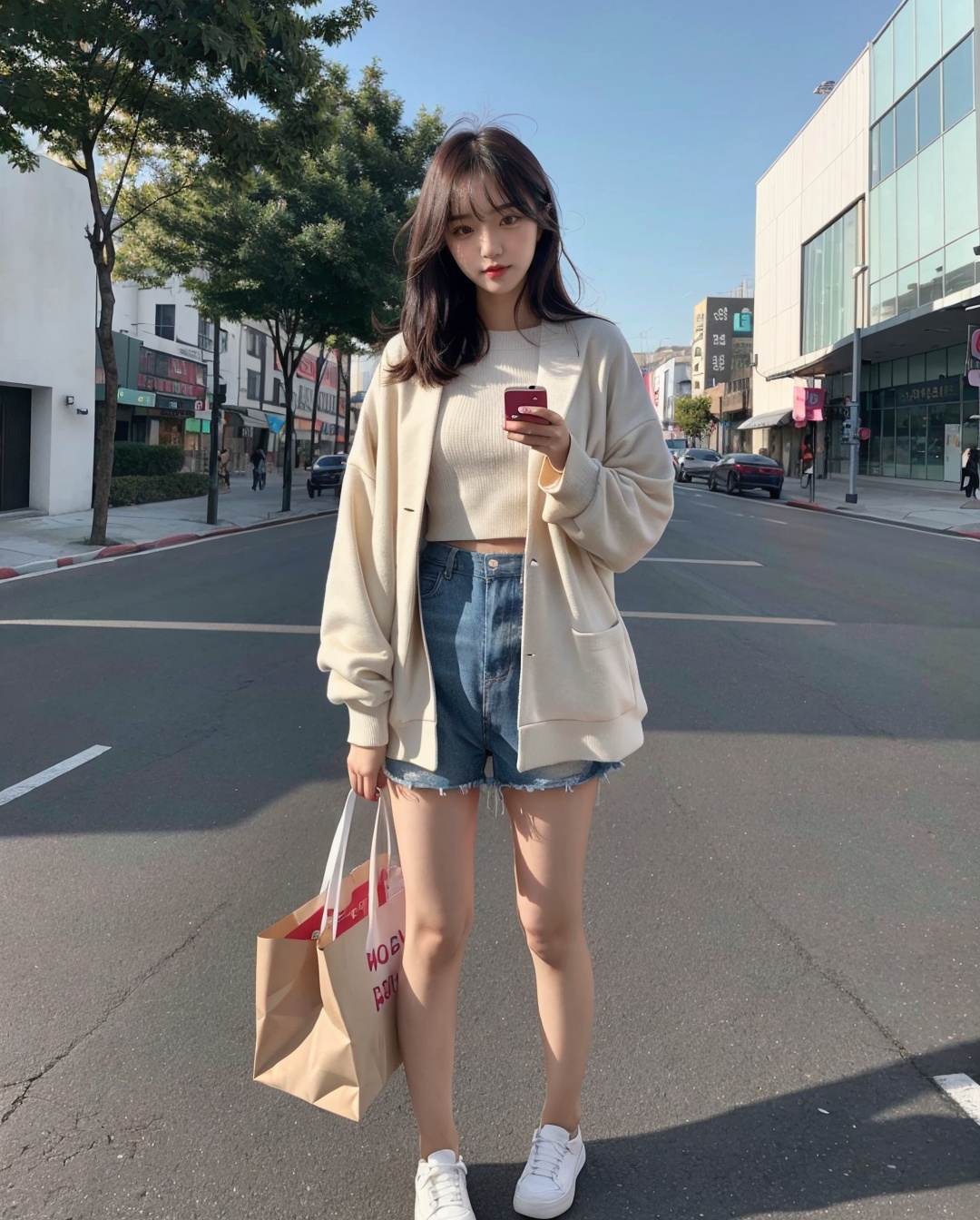 1girl,  solo,  korean cute girl on Tensor.Art