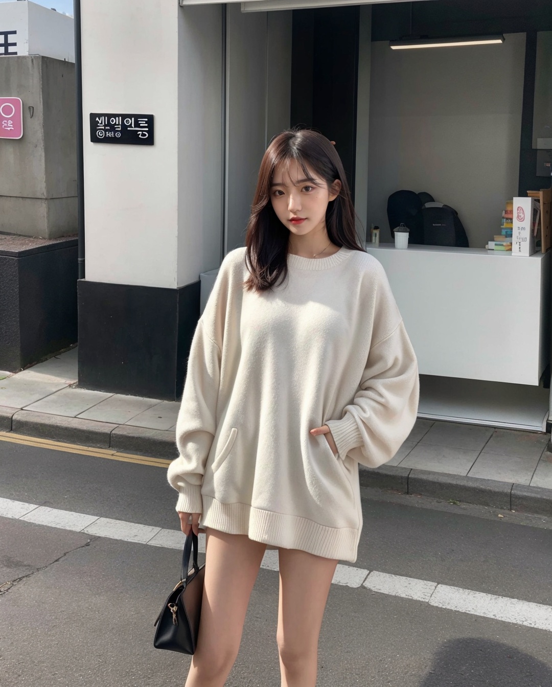 1girl,  solo,  korean cute girl on Tensor.Art