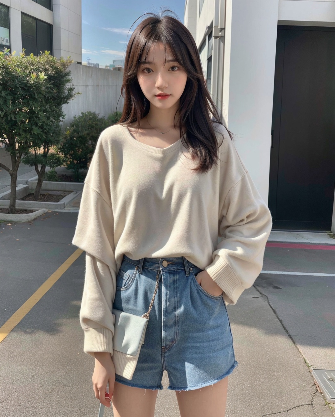 1girl,  solo,  korean cute girl on Tensor.Art