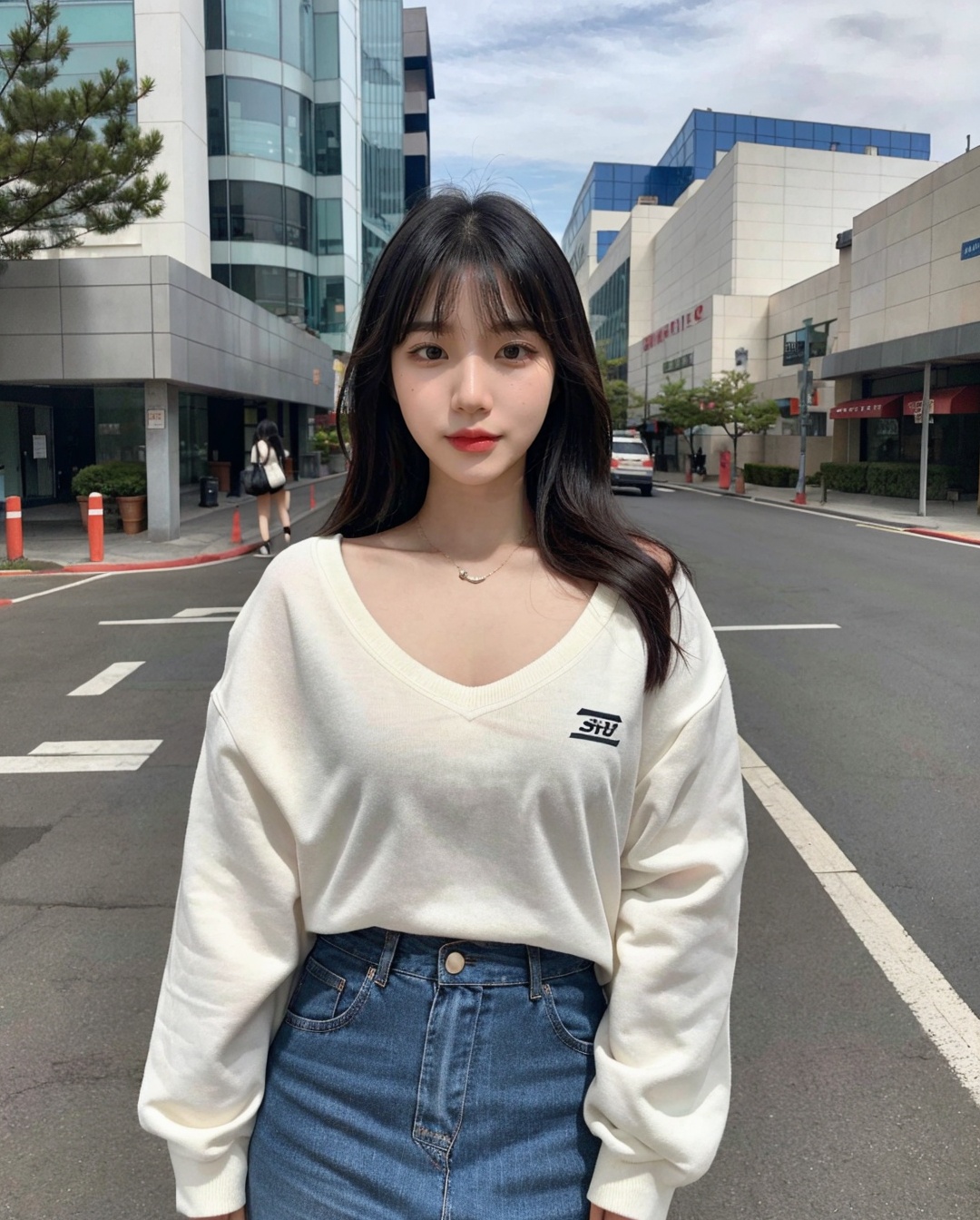 1girl,  solo,  korean girl on Tensor.Art