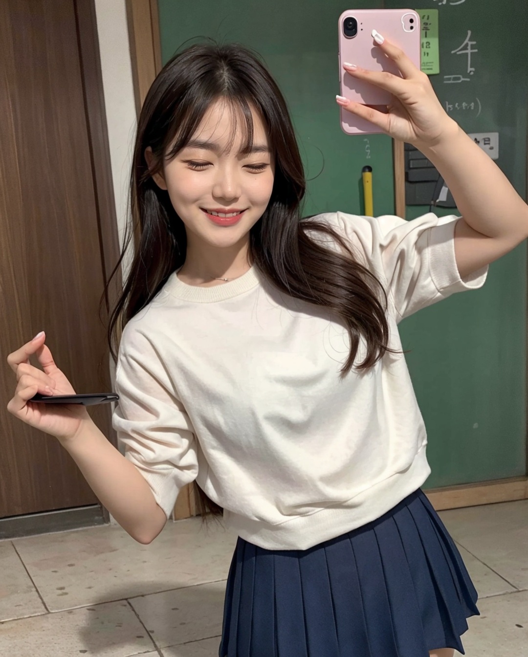 1girl,  solo,  korean cute girl on Tensor.Art
