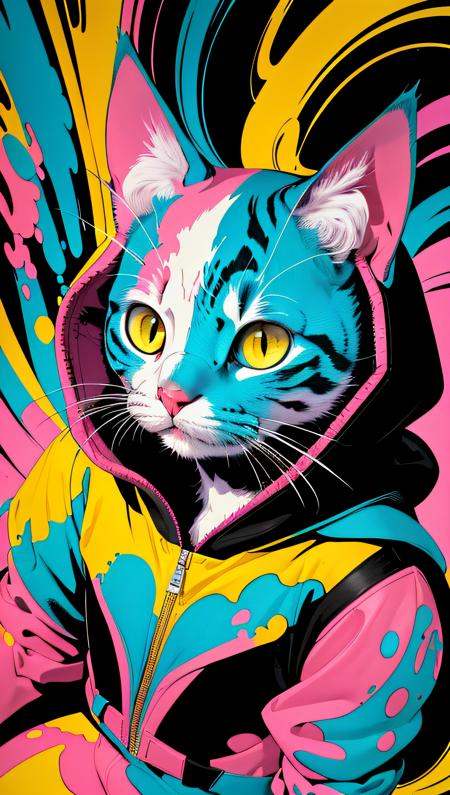(best quality,  masterpiece,  colorful)1 fluffy cat dressing hood on Tensor.Art