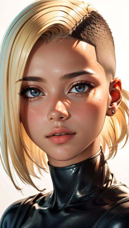 a 20 yo woman,  blonde, on Tensor.Art
