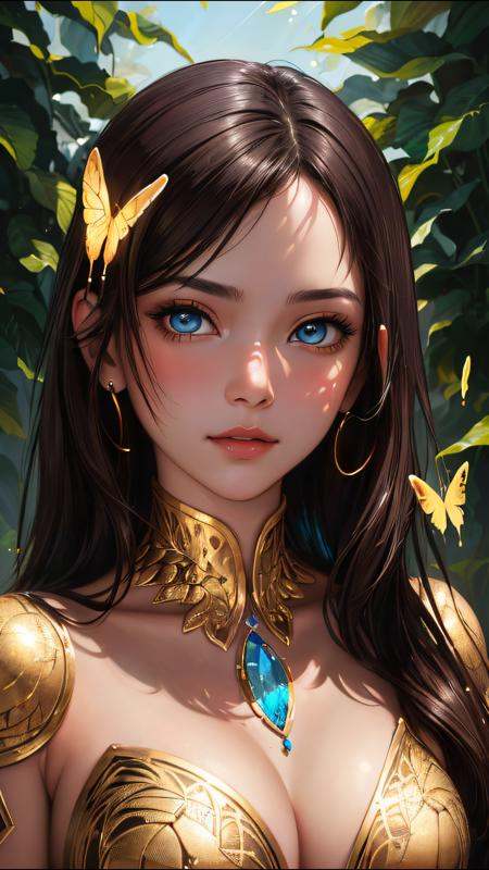 8k portrait of beautiful cyborg with brown hair,  intricate,  elegant on Tensor.Art