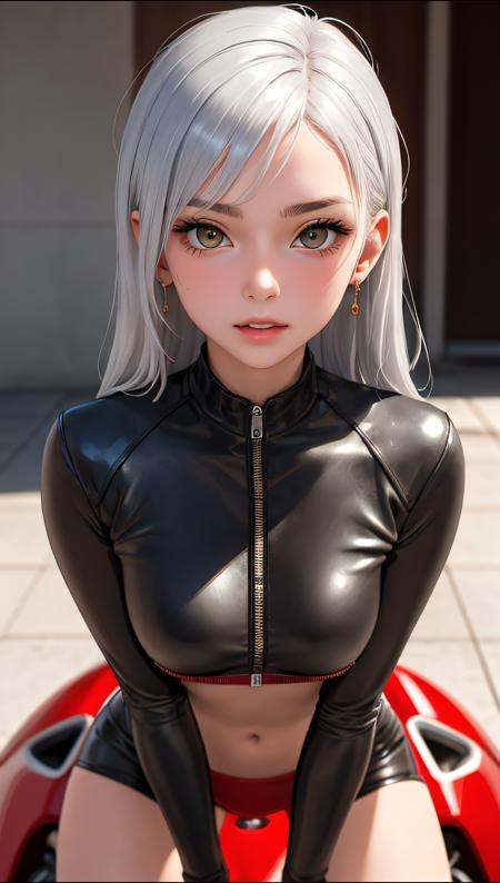 (best quality,  masterpiece,  perfect face) silver hair on Tensor.Art