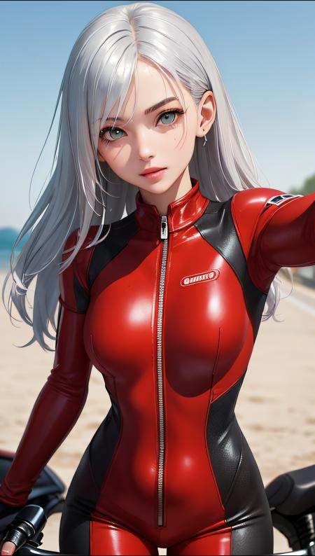 (best quality,  masterpiece,  perfect face) silver hair on Tensor.Art