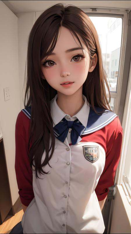 (best quality,  masterpiece,  perfect face) brown hair on Tensor.Art