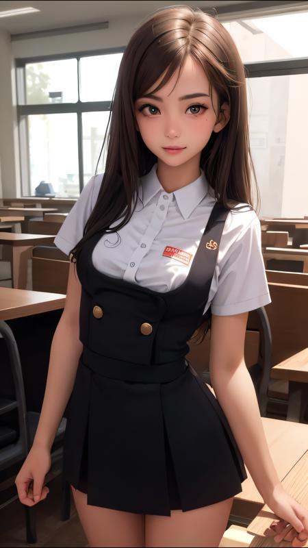 (best quality,  masterpiece,  perfect face) brown hair on Tensor.Art