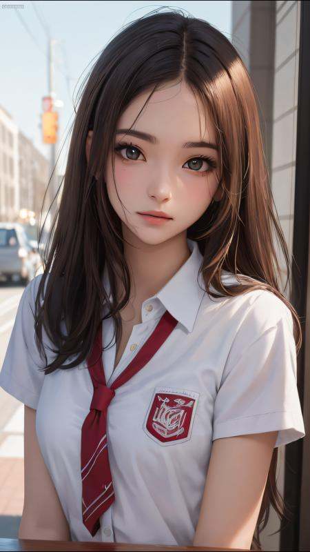 (best quality,  masterpiece,  perfect face) brown hair on Tensor.Art