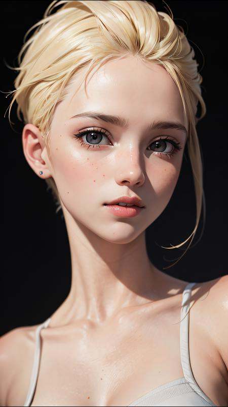 a 20 yo woman,  blonde, on Tensor.Art