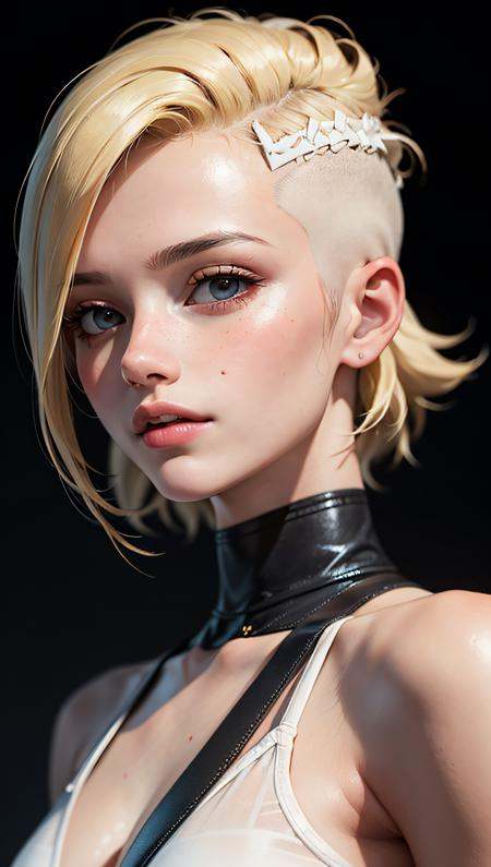 a 20 yo woman,  blonde, on Tensor.Art