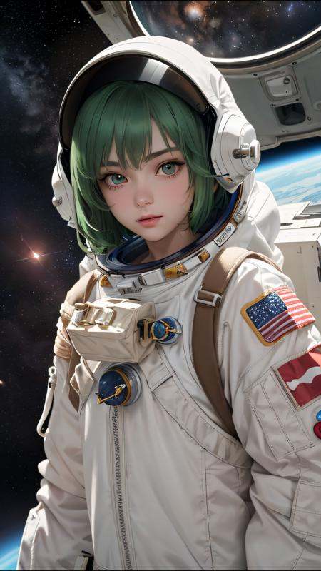(best quality,  masterpiece,  perfect face) green hair on Tensor.Art