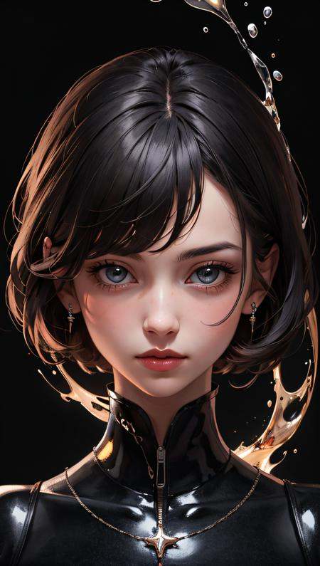 a girl,  illustration,  cover art on Tensor.Art