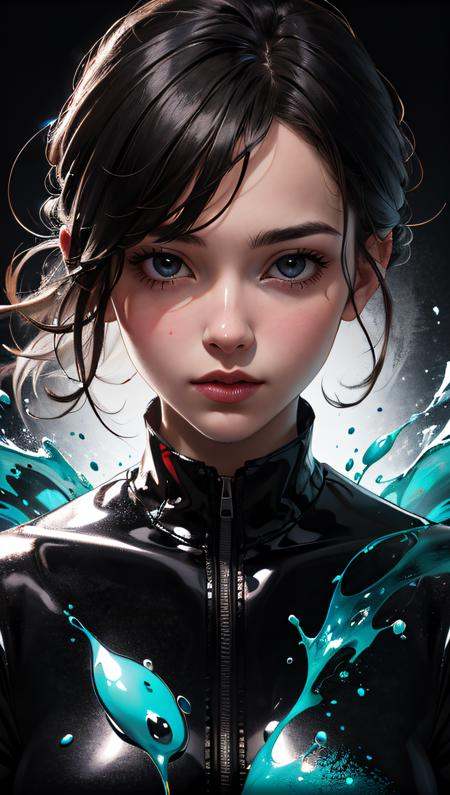 a girl,  illustration,  cover art on Tensor.Art