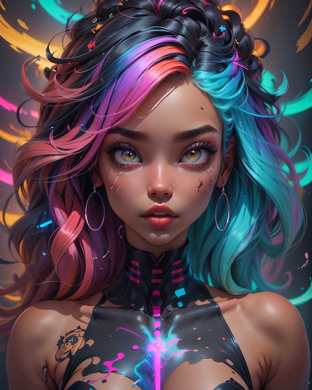 1 girl,  full body,  symmetrical face on Tensor.Art