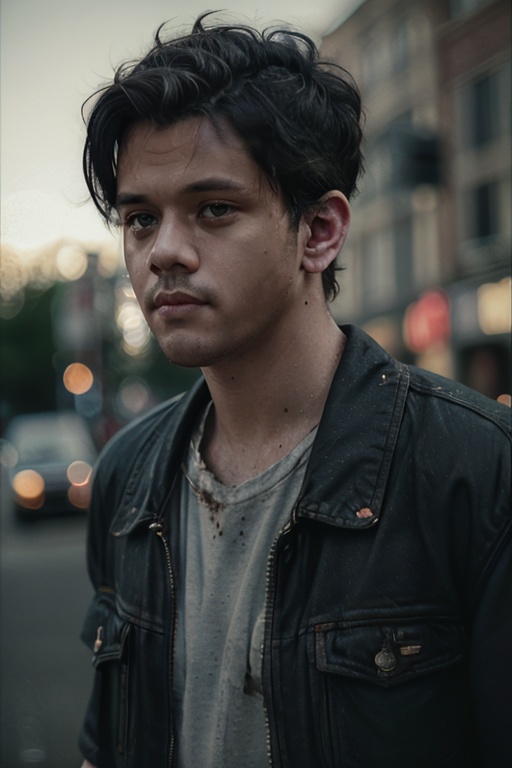 Grunge style cinematic film still 3k0, male focus, realistic, looking at viewer, upper body, <lora:3k0-05:0.8> . shallow depth of field, vignette, highly detailed, high budget Hollywood movie, bokeh, cinemascope, moody, epic, gorgeous, film grain, grainy . Textured, distressed, vintage, edgy, punk rock vibe, dirty, noisy