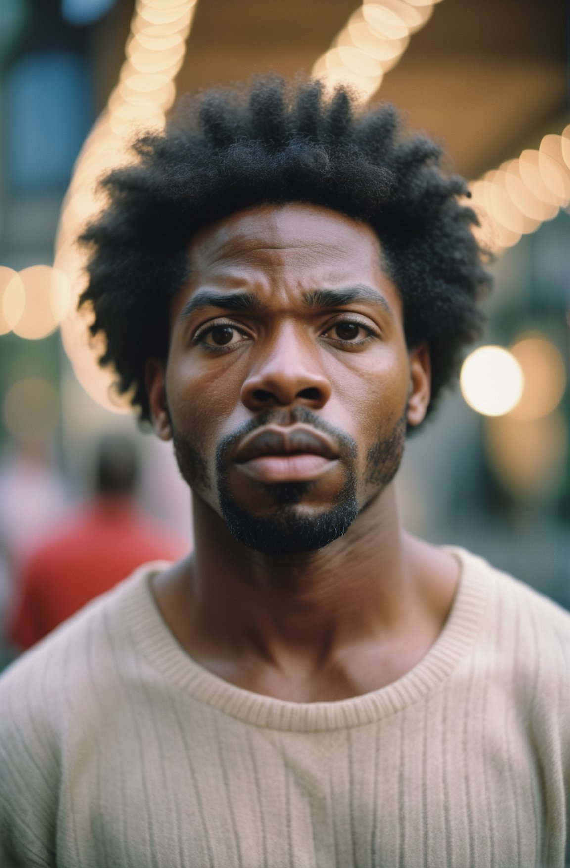cinematic photo photograph,  Kodak portra 800,  40 y.o afro american man on Tensor.Art