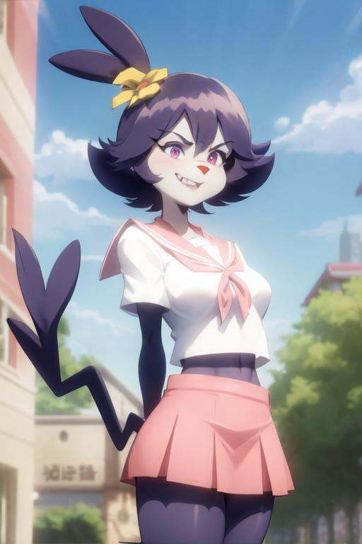 furry female,  solo,  dot_warner_shoujo on Tensor.Art