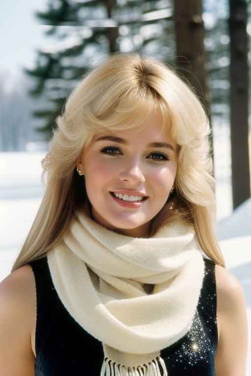 wo_v1ntag380s,  portrait of a woman,  black sleeveless dress with a scarf on Tensor.Art