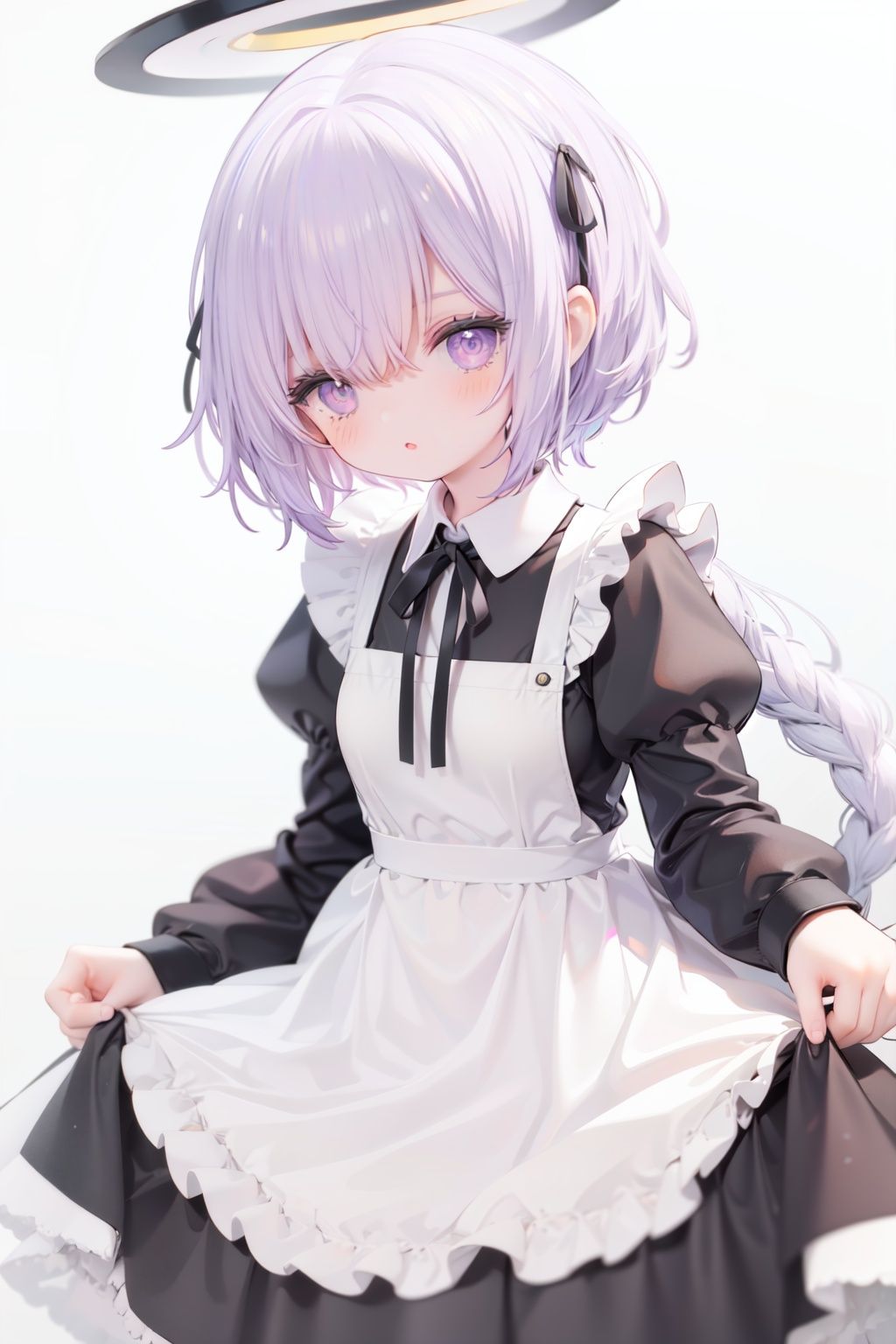 1girl,  solo,  apron on Tensor.Art