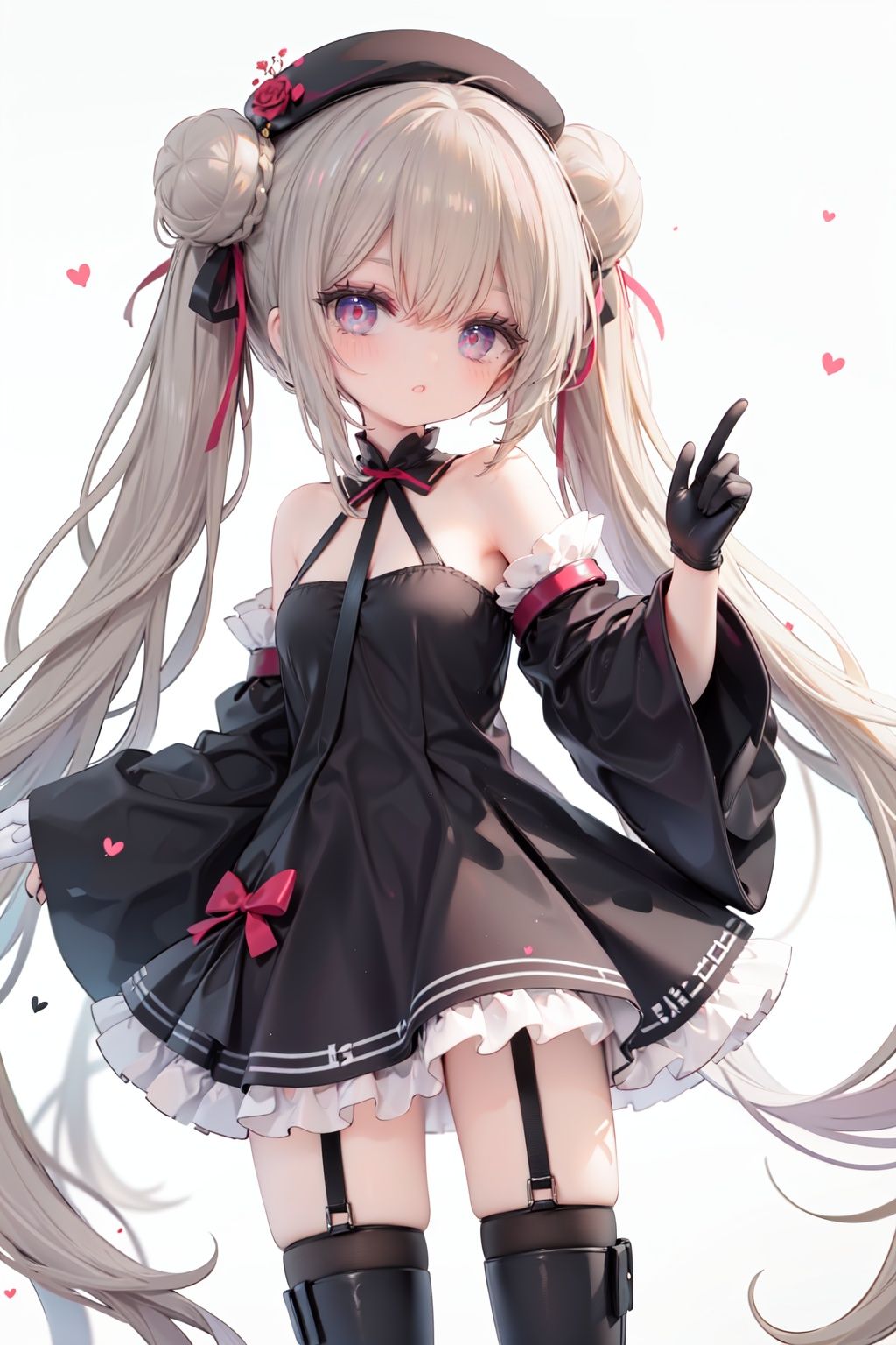 1girl,  dress,  double bun on Tensor.Art