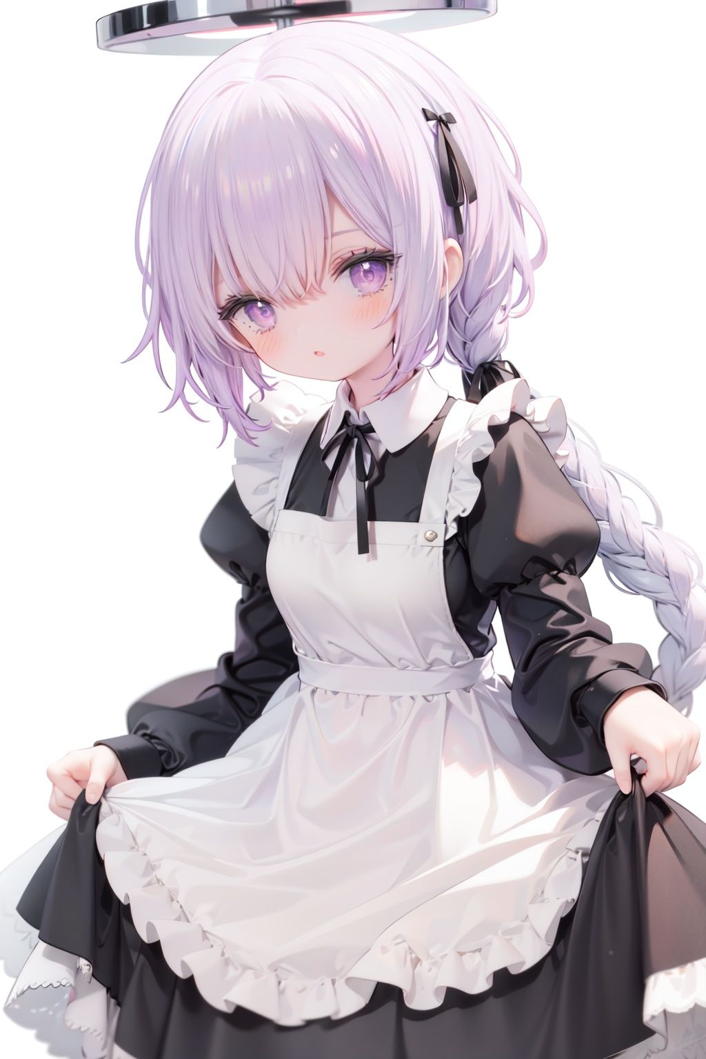 1girl,  solo,  apron on Tensor.Art