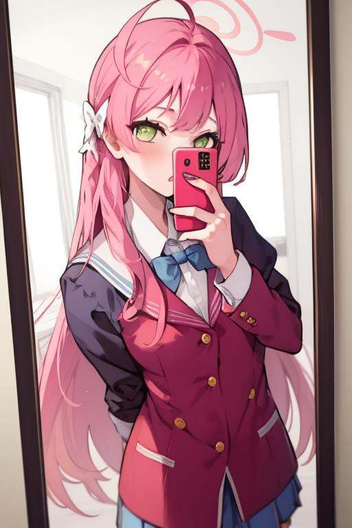 1girl,  mirror,  selfie on Tensor.Art