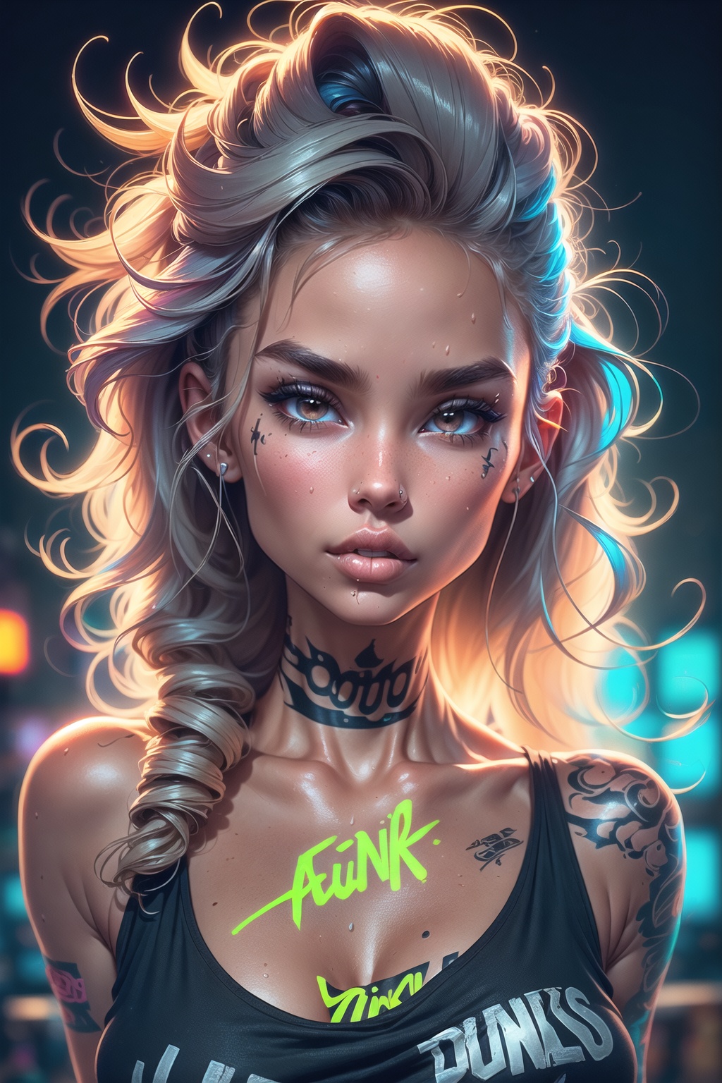 (1girl),  portrait,  tan on Tensor.Art