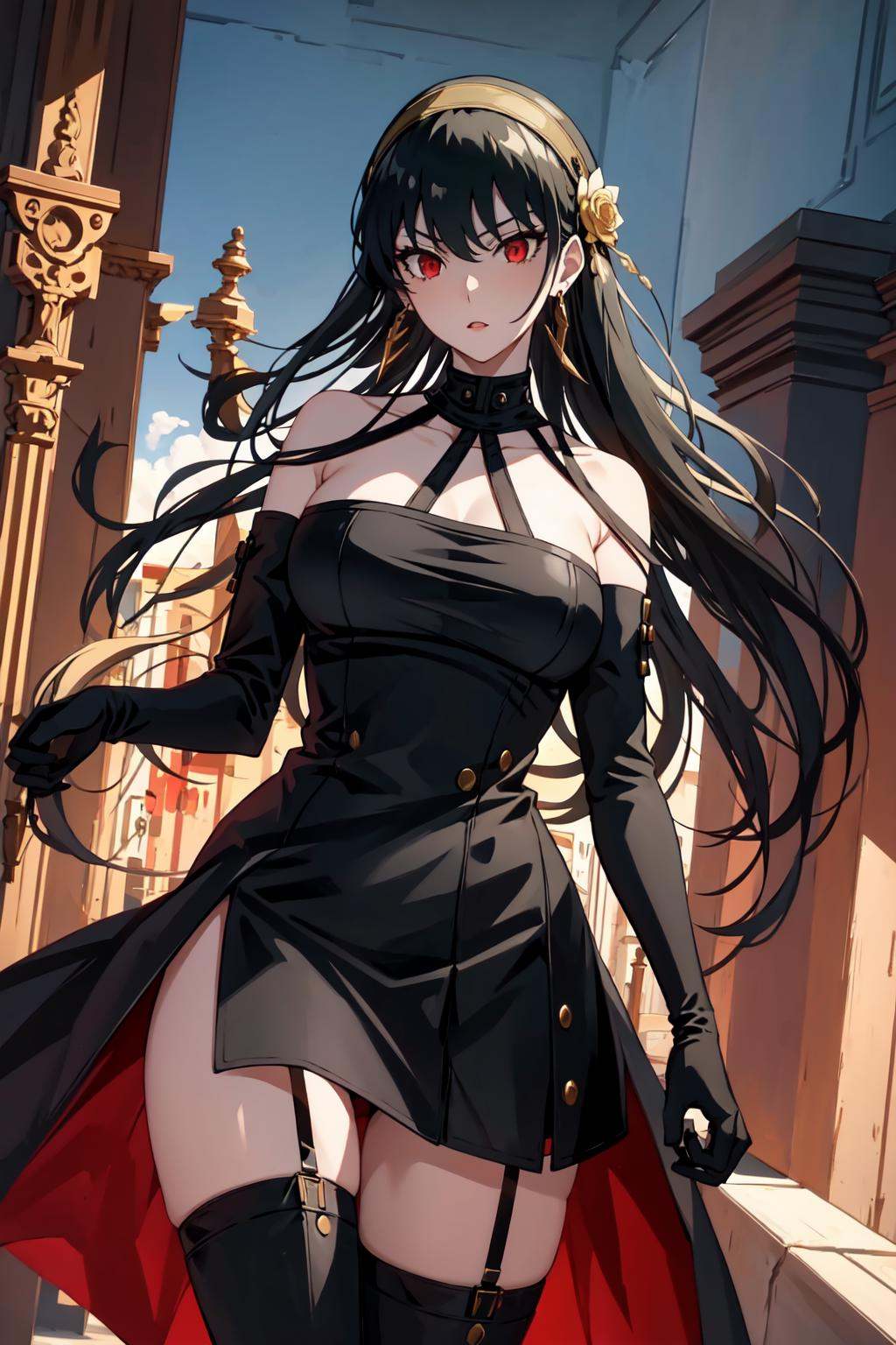 masterpiece,  royal background,  yor on Tensor.Art