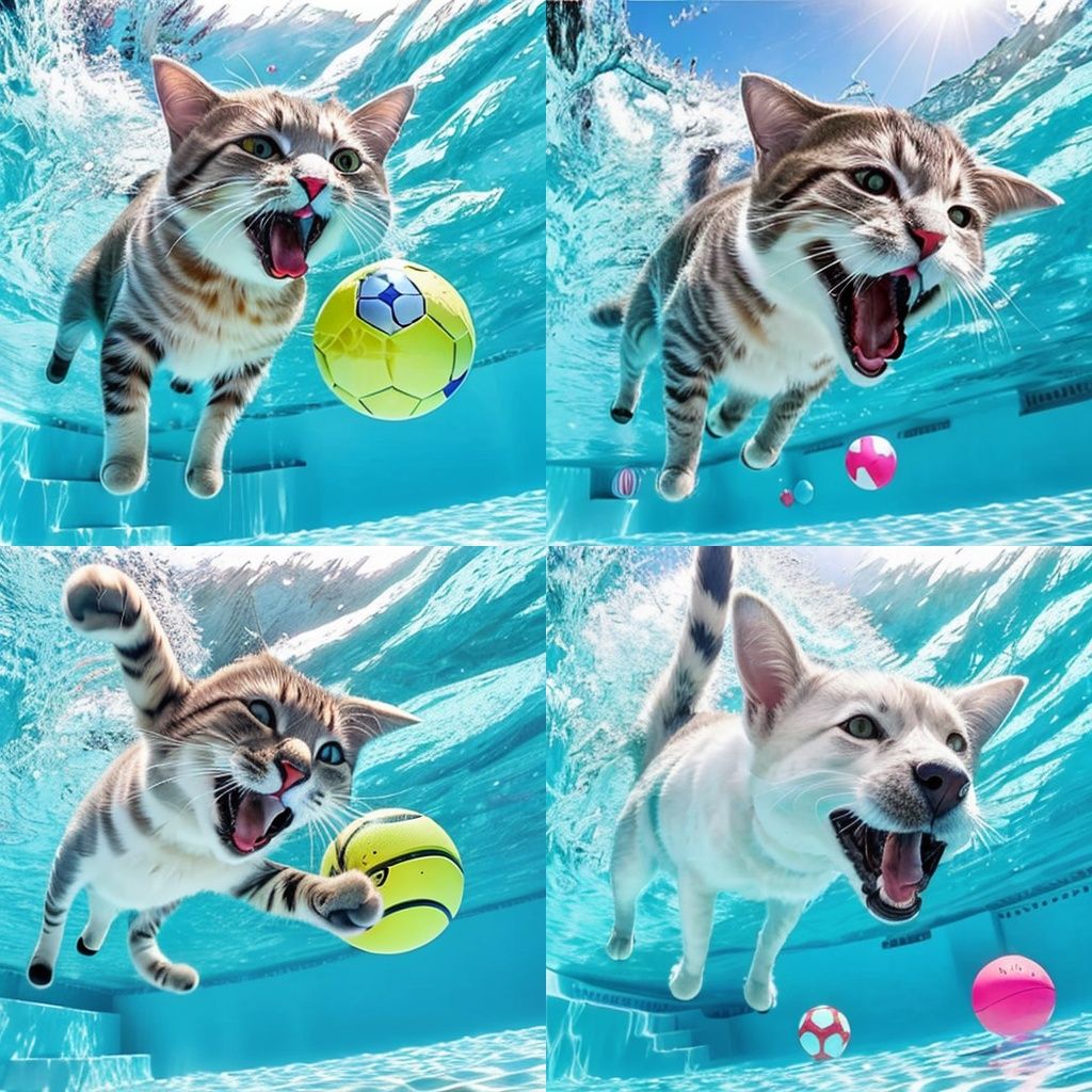 <lora:an_08:0.6>,SDS_DWTX,no_humans,realistic,water,ball,animal,open_mouth,cat,