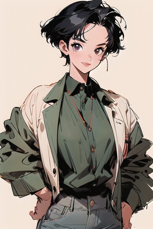 1girl,  solo_female,  mature female on Tensor.Art