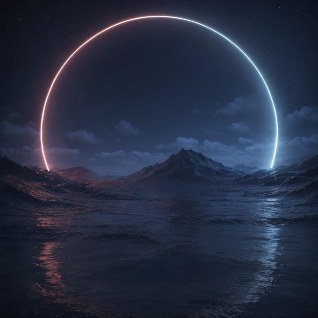 SDS_GLOW_BACKDROP,(no humans:1.2),best quality,wallpaper,<lora:c4d_xl_05:0.6>,complex polygons,