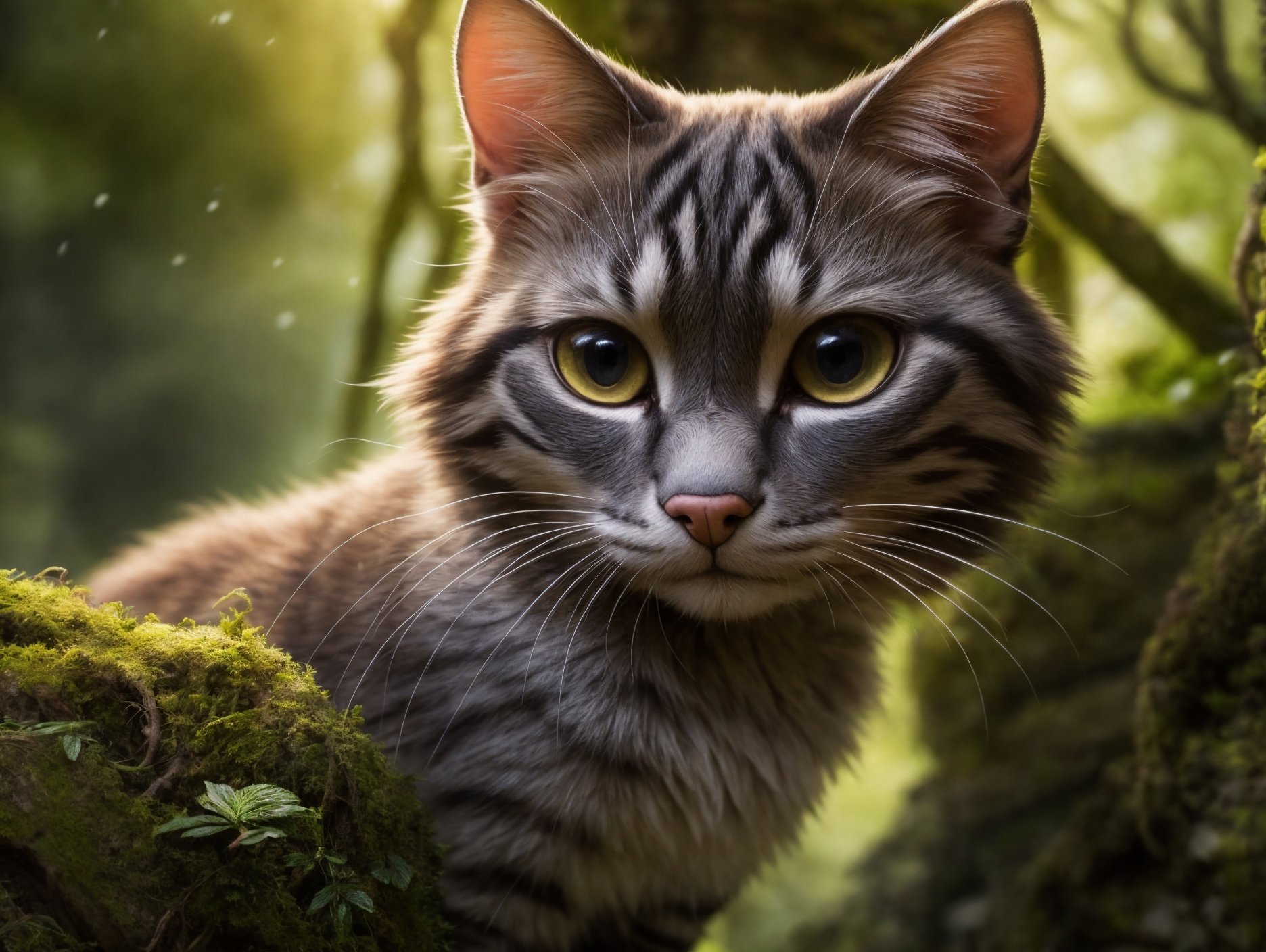 (a cat_adventurer),  (adventurer outfit),  searching for treasure on Tensor.Art