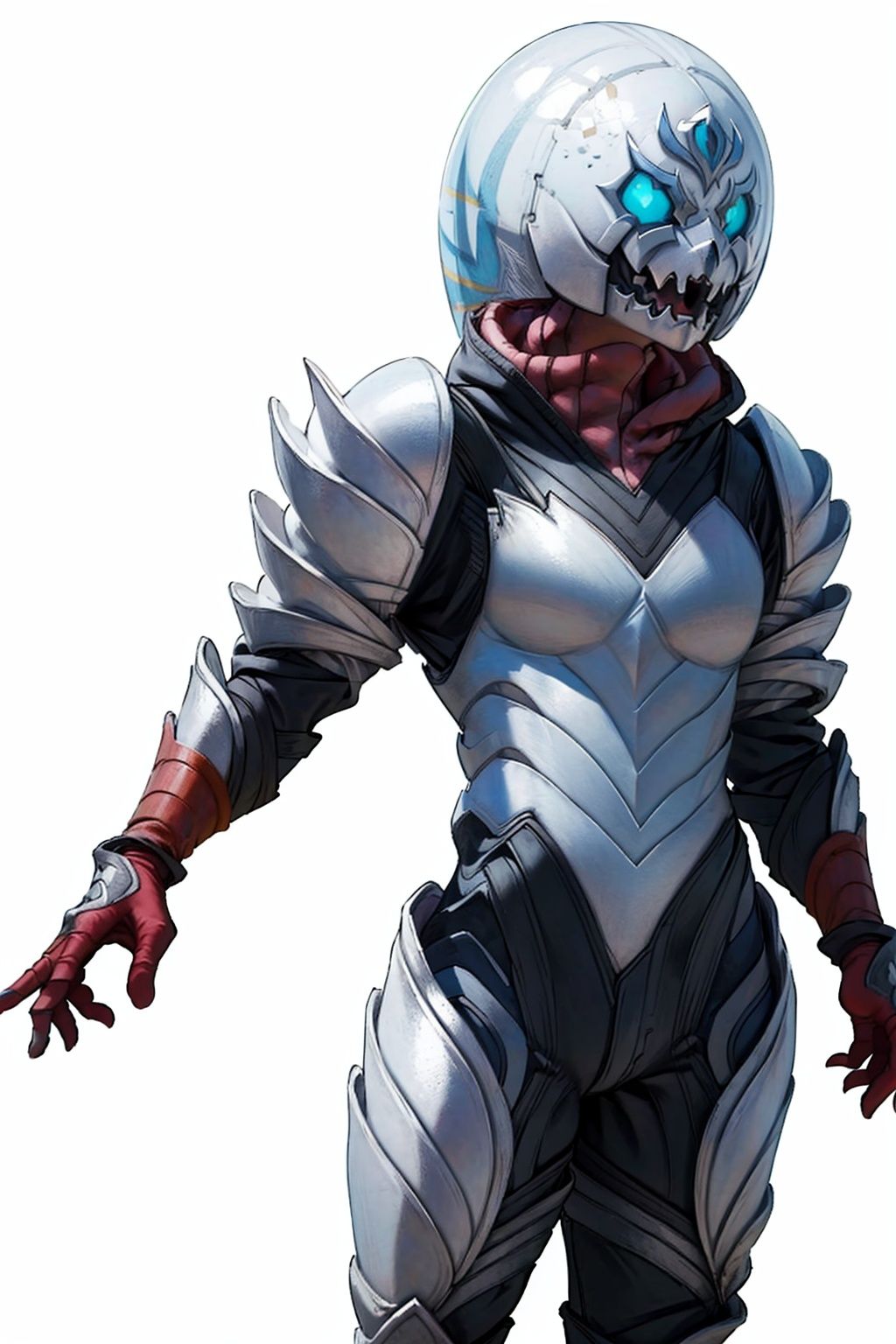 (masterpiece:1.3), (the best quality:1.2), (super fine illustrations:1.2), (Masterpiece), high quality, high detail,((white background:1.2)), looking at viewer, (SOLO:1.4),outline,,simple background, armor,helmet,gaci