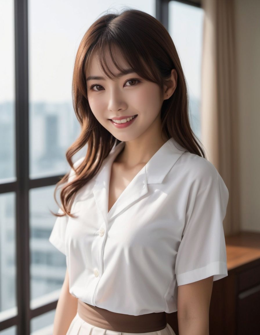 japanese woman in luxury apartment,  cute, on Tensor.Art