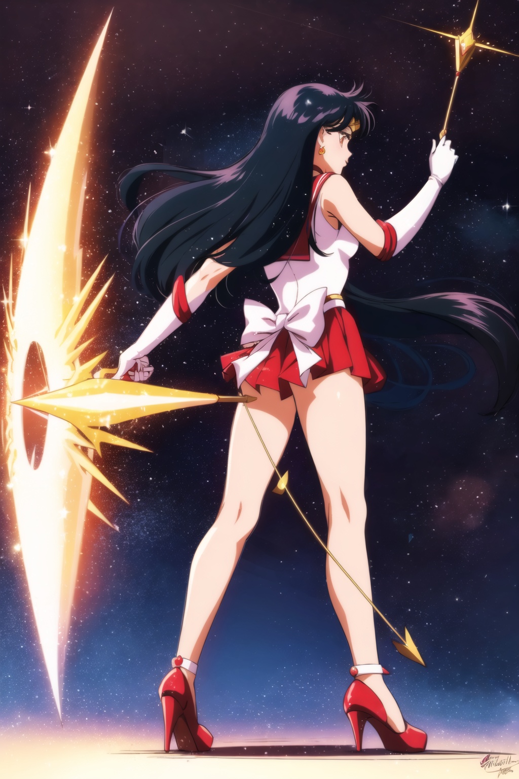 hino rei,  sailor mars,  1girl on Tensor.Art