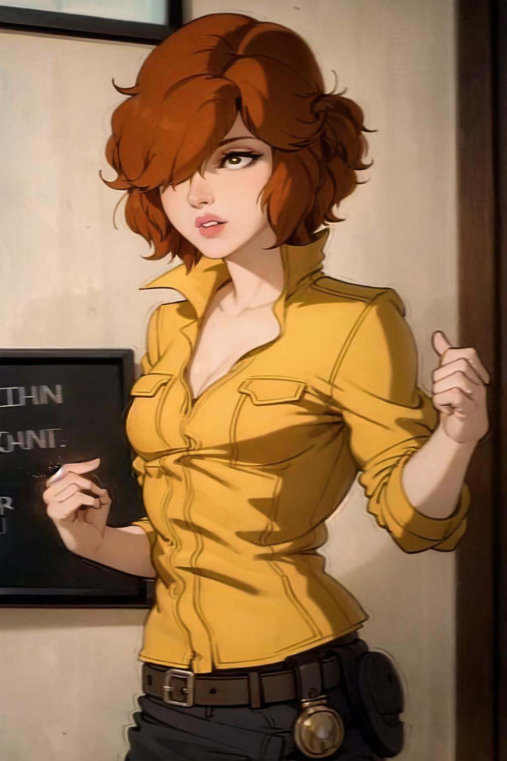 april o'neil,  1girl,  brown hair on Tensor.Art