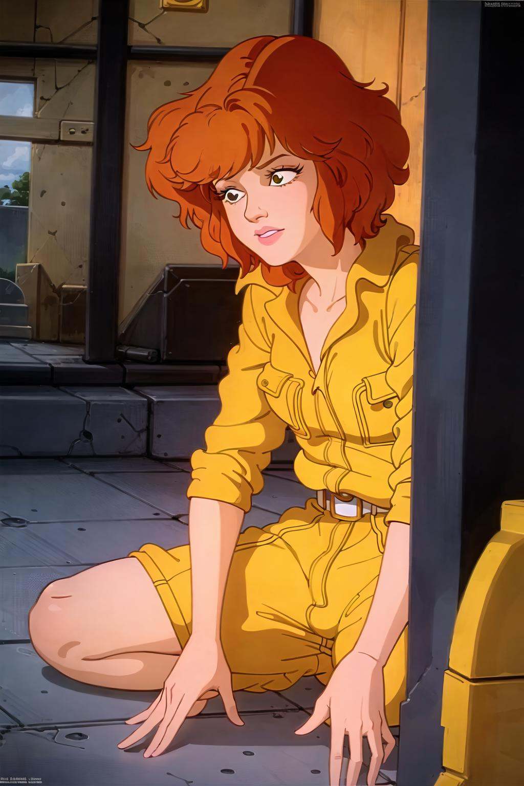 april o'neil,  1980s \(style\),  1girl on Tensor.Art