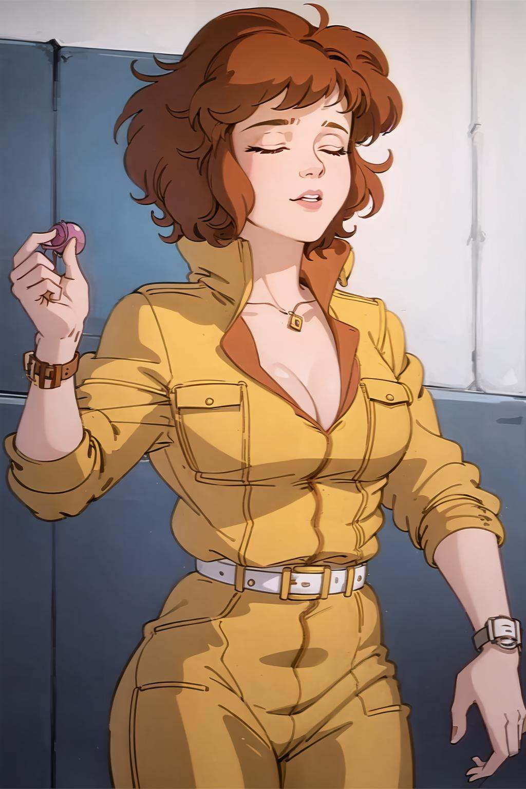 april o'neil,  1980s \(style\),  1girl on Tensor.Art