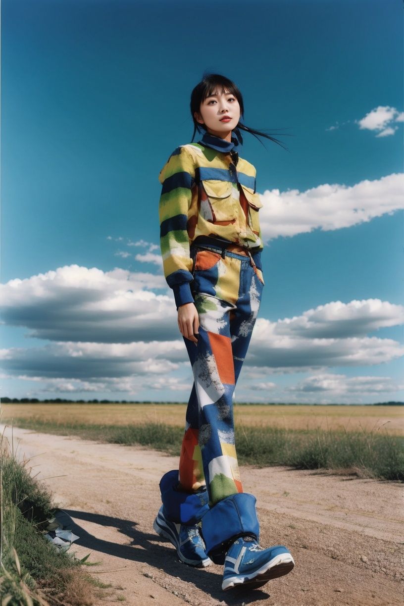 jiPortrait,1girl,solo,outdoors,fullbody,<lora:jiPortarit V1.0:1>,