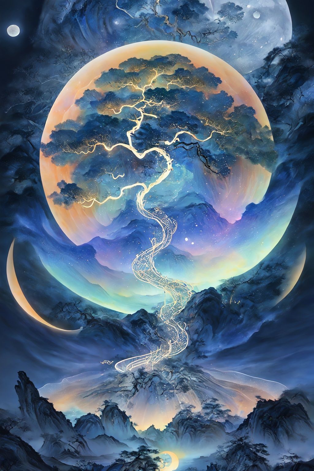 Best quality, 8k, cg,moon