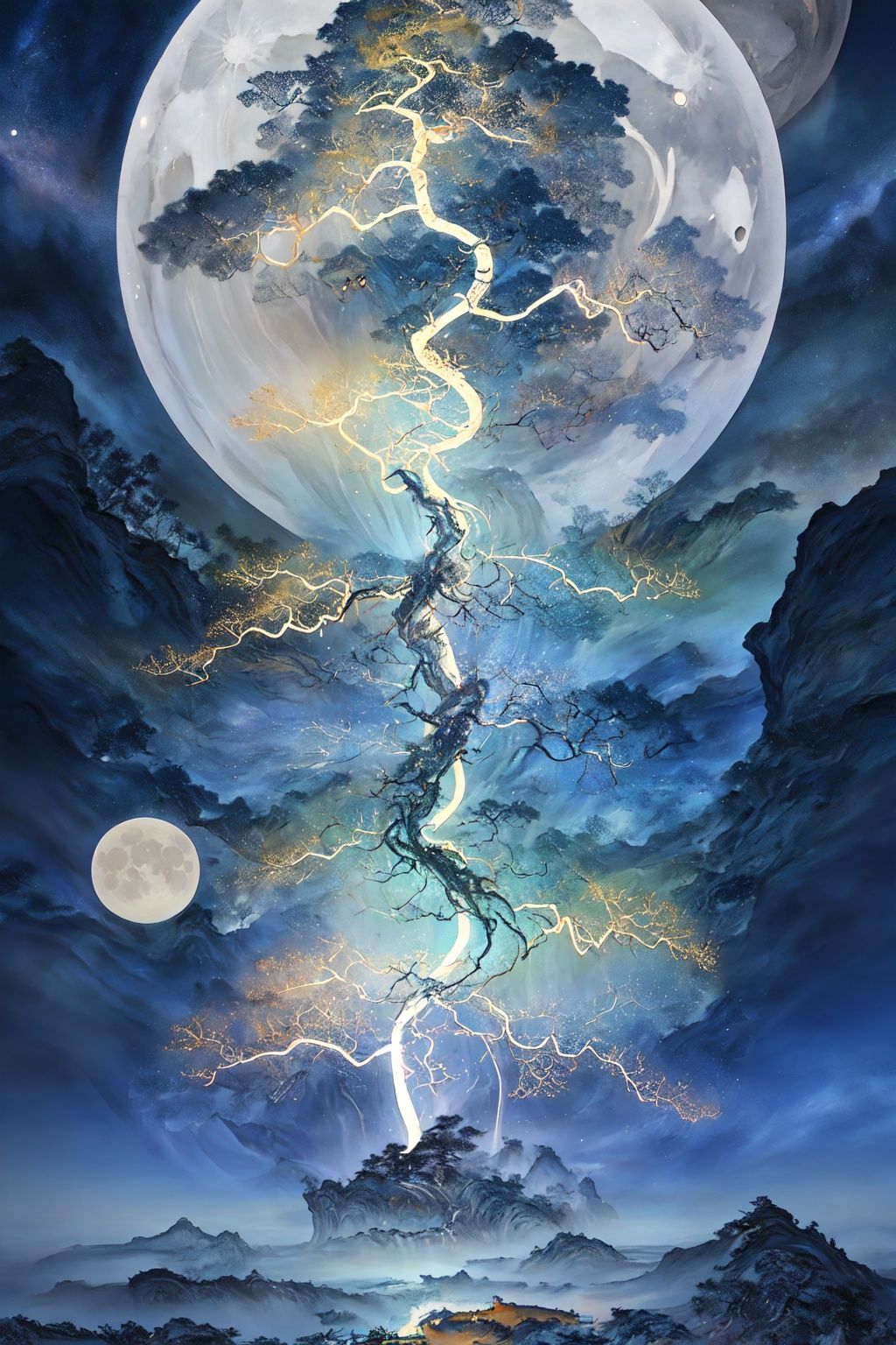 Best quality, 8k, cg,moon