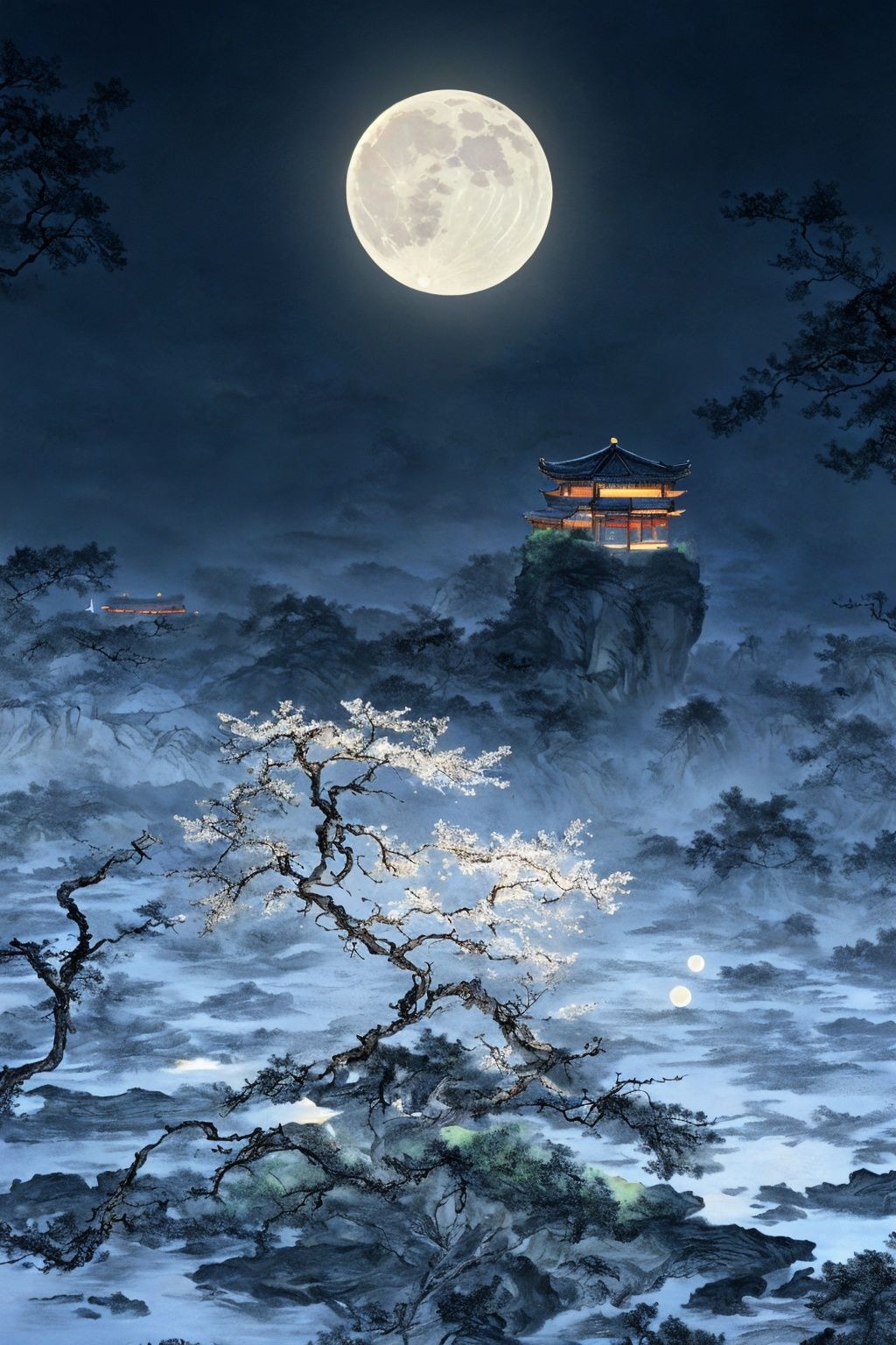 Best quality, 8k, cg,moon